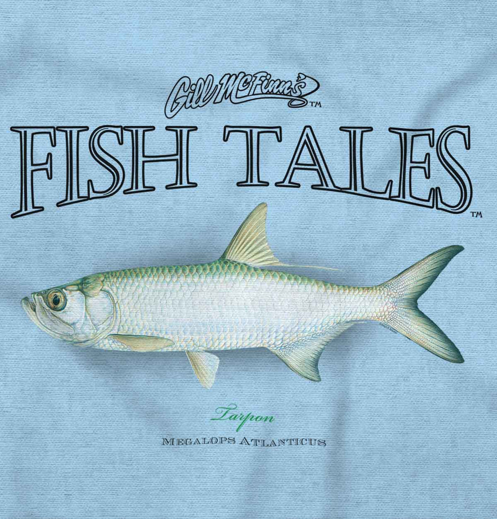 Tarpon Fish Infant Baby Bib-Direct To Garment Print-Brisco Baby