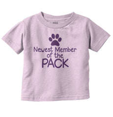 Member of the Pack Infant Toddler T Shirt-Direct To Garment Print-Brisco Baby