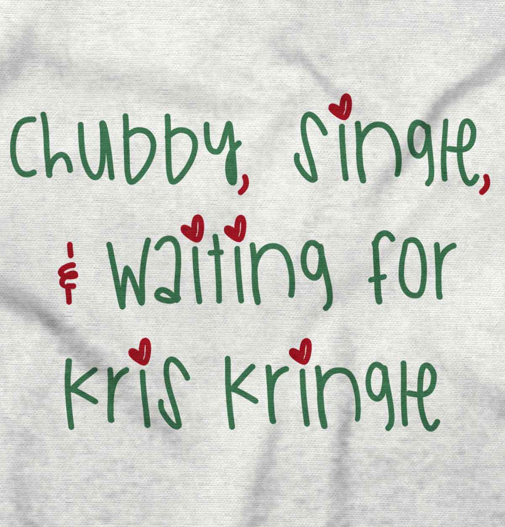 Waiting For Kris Kringle Infant Baby Bib-Direct To Garment Print-Brisco Baby