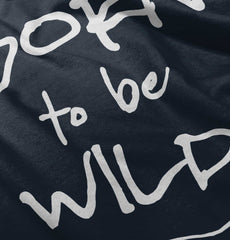 Born To Be Wild Romper Bodysuit-Direct To Garment Print-Brisco Baby