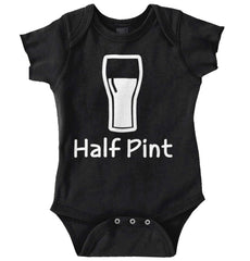 Half Pint Romper Bodysuit-Direct To Garment Print-Brisco Baby