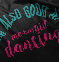 Mermaid Dancing Infant Baby Bib-Direct To Garment Print-Brisco Baby