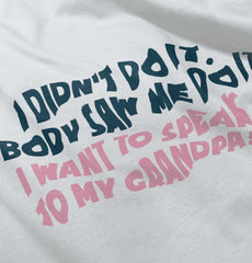 I Didn't Do It Toddler Ruffled Trim T-Shirt-Direct To Garment Print-Brisco Baby