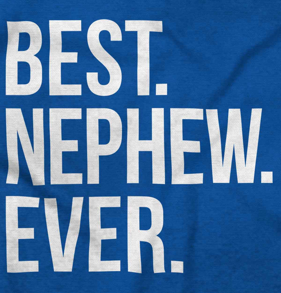 Best Nephew Ever Romper Bodysuit-Direct To Garment Print-Brisco Baby