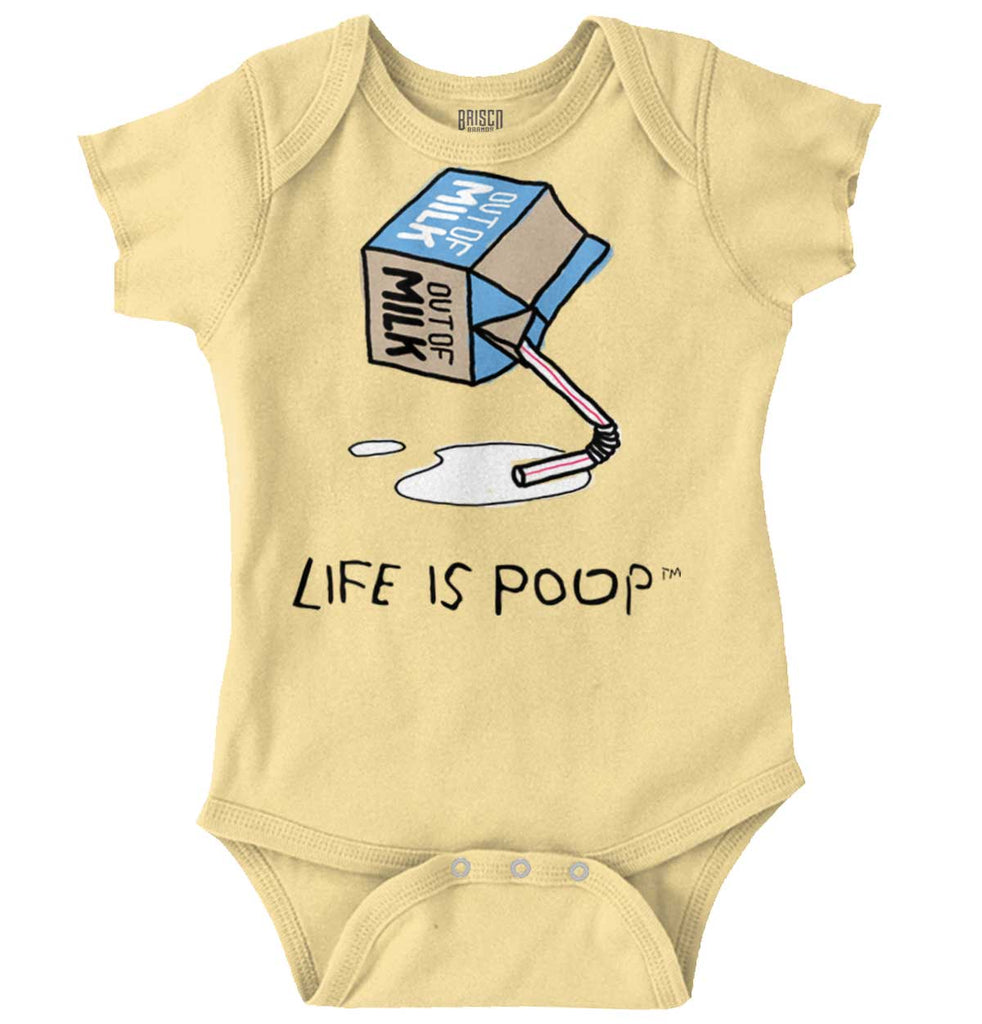 Out of Milk Romper Bodysuit-Direct To Garment Print-Brisco Baby