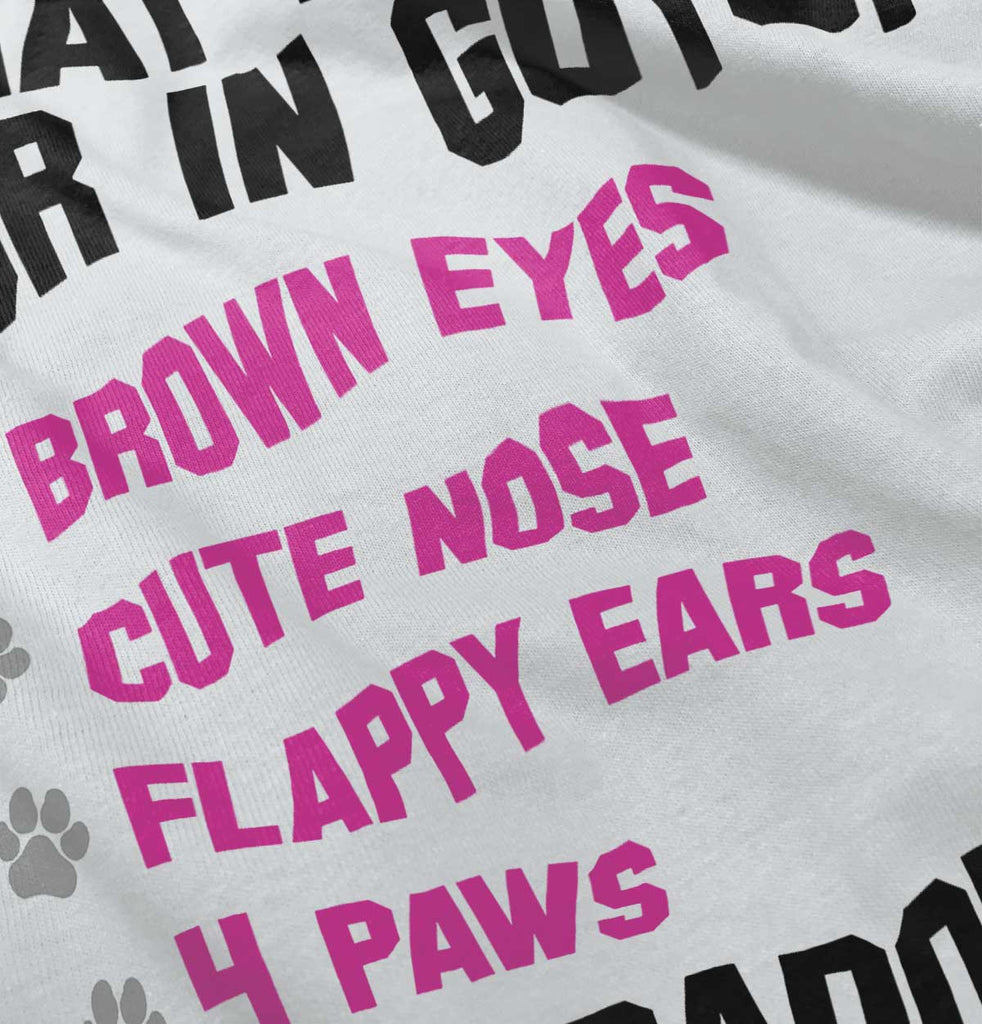 Labrador Checklist Romper Bodysuit-Direct To Garment Print-Brisco Baby