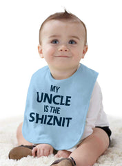 Uncle Shiznit Infant Baby Bib-Direct To Garment Print-Brisco Baby