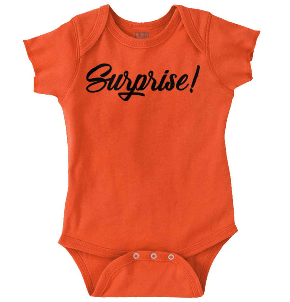 Surprise! Romper Bodysuit-Direct To Garment Print-Brisco Baby