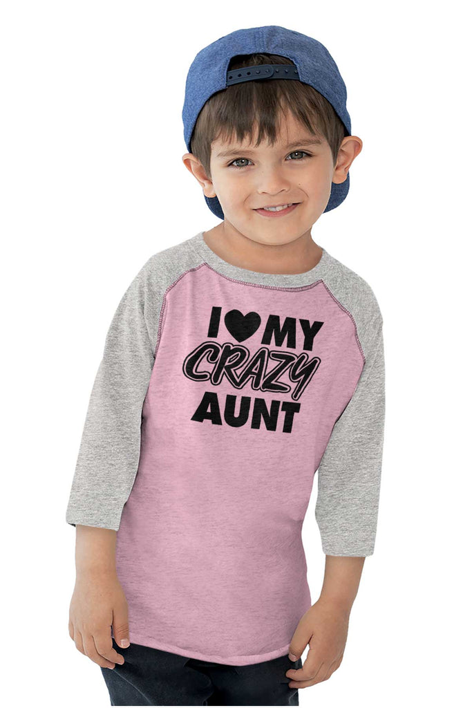 Crazy Aunt Toddler Baseball-Direct To Garment Print-Brisco Baby