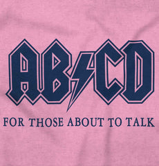 AB CD Infant Toddler T Shirt-Direct To Garment Print-Brisco Baby