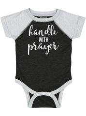 Prayer Care Raglan Romper Bodysuit-Direct To Garment Print-Brisco Baby