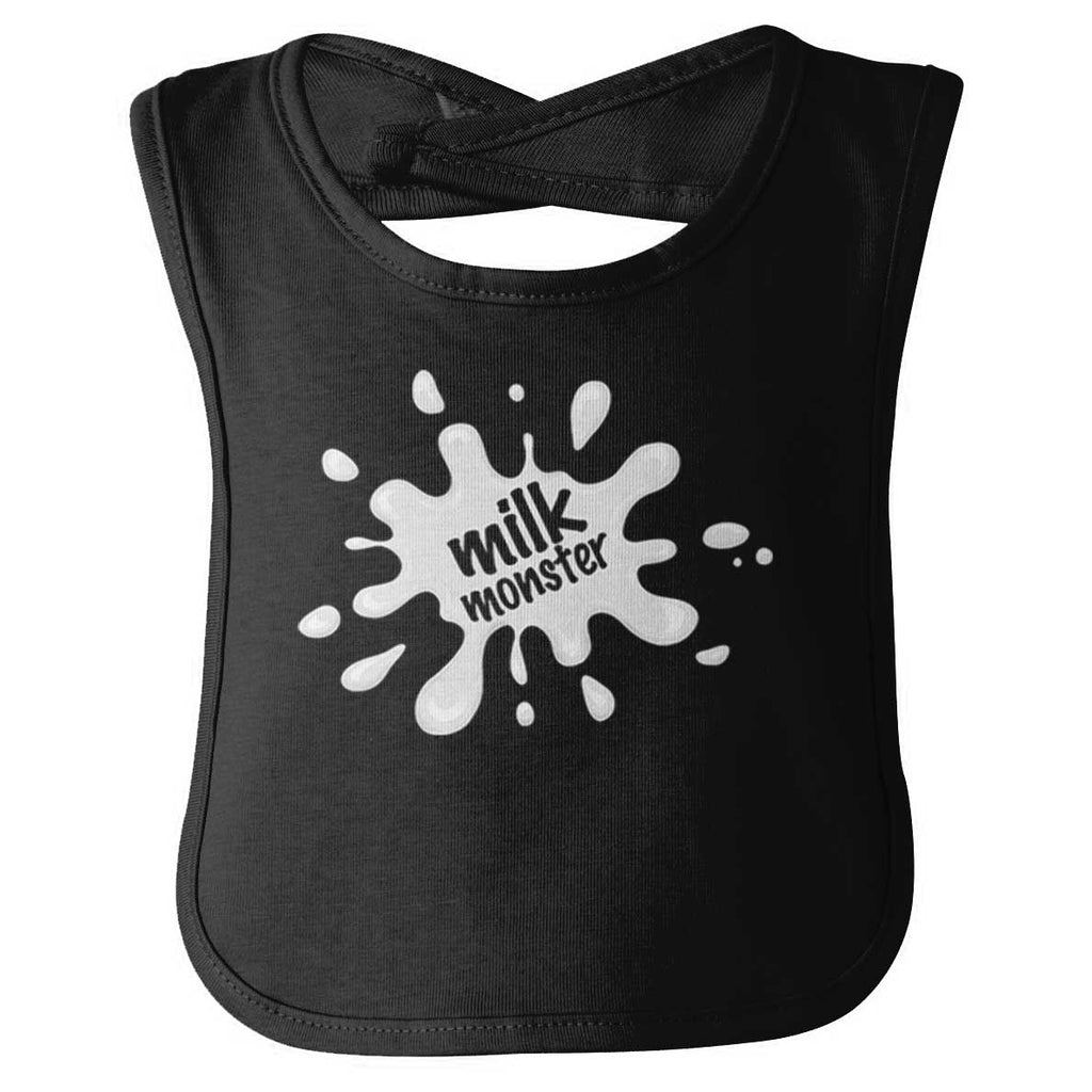 Milk Monster Infant Baby Bib-Direct To Garment Print-Brisco Baby