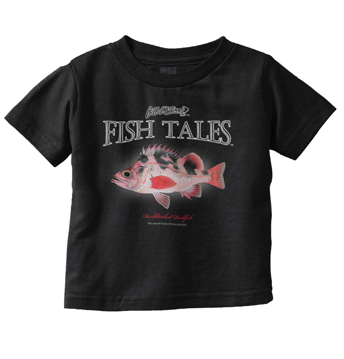 Darkblotched Rockfish Toddler Infant T | Gill MC Finns Black / 6 Months