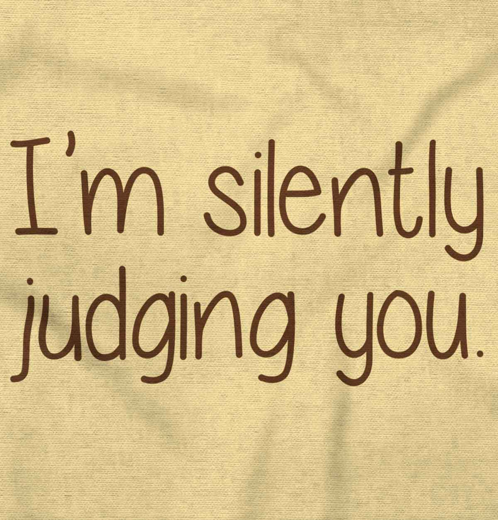 Silently Judging You Romper Bodysuit-Direct To Garment Print-Brisco Baby