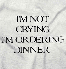 I'm Not Crying Romper Bodysuit-Direct To Garment Print-Brisco Baby