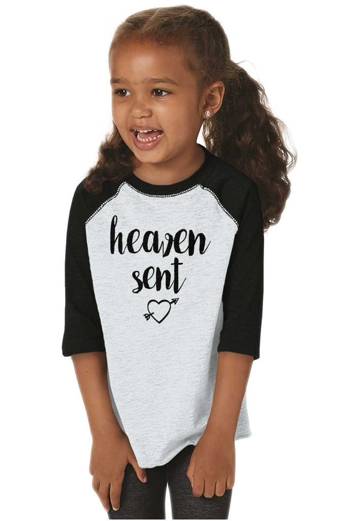 Heaven Sent Toddler Baseball-Direct To Garment Print-Brisco Baby