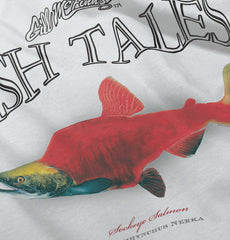 Sockeye Salmon Infant Baby Bib-Direct To Garment Print-Brisco Baby