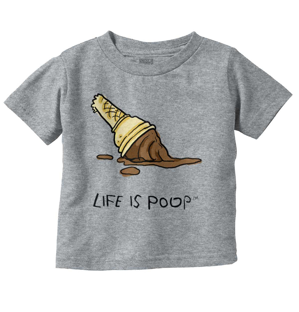 Dropped Cone Infant Toddler T Shirt-Direct To Garment Print-Brisco Baby