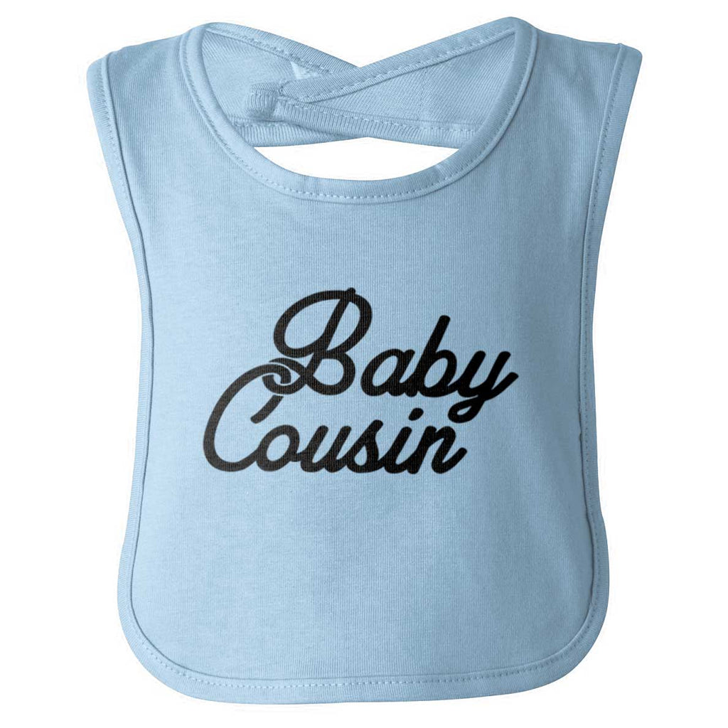 Baby Cousin Infant Baby Bib-Direct To Garment Print-Brisco Baby