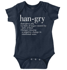 Hangry Definition Romper Bodysuit-Direct To Garment Print-Brisco Baby
