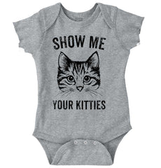 Your Kitties Romper Bodysuit-Direct To Garment Print-Brisco Baby