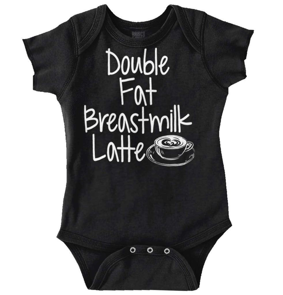 Breastmilk Latte Romper Bodysuit-Direct To Garment Print-Brisco Baby
