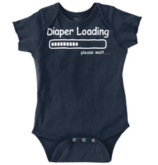 Diaper Loading Romper Bodysuit-Direct To Garment Print-Brisco Baby