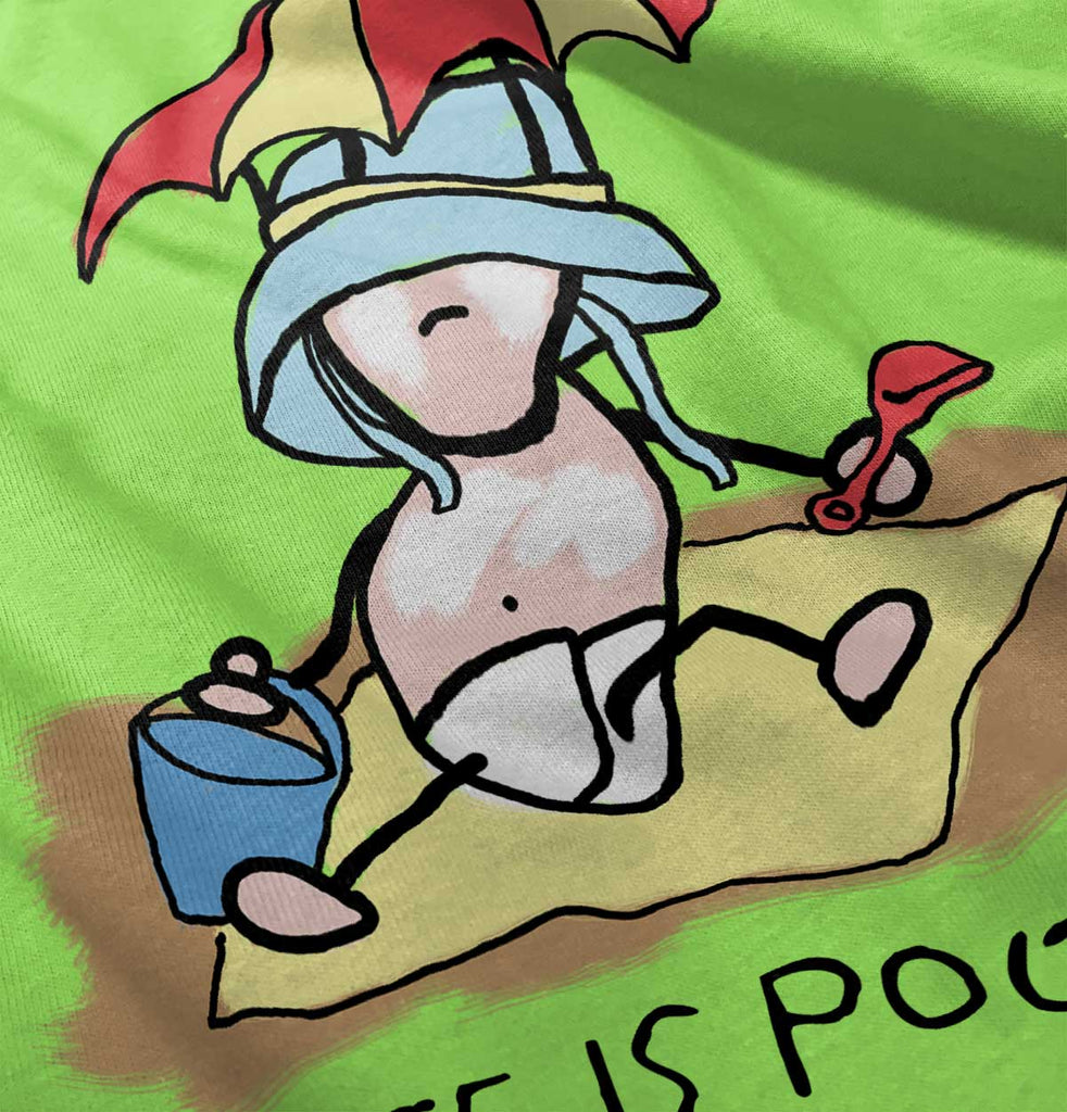 Beach Umbrella Infant Toddler T Shirt-Direct To Garment Print-Brisco Baby