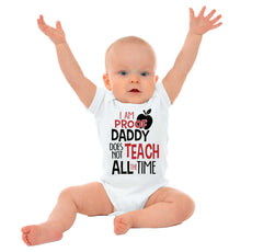 Professor Dad Romper Bodysuit-Direct To Garment Print-Brisco Baby