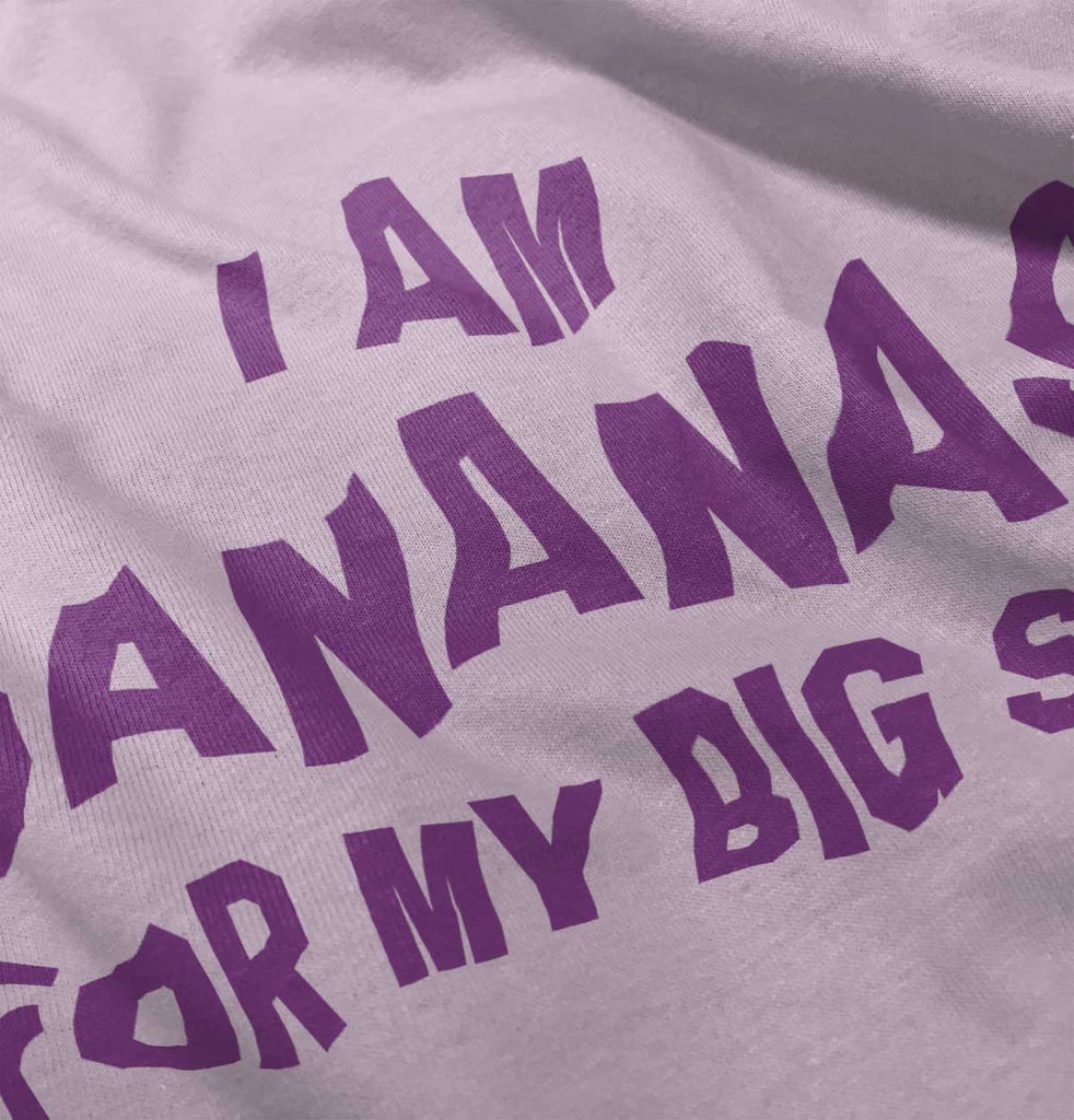 Bananas For Big Sis Romper Bodysuit-Direct To Garment Print-Brisco Baby