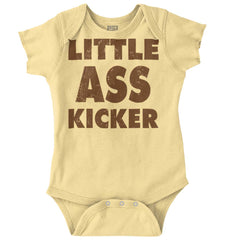 Ass Kicker Romper Bodysuit-Direct To Garment Print-Brisco Baby