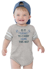 Is It Legal Football Romper Bodysuit-Direct To Garment Print-Brisco Baby
