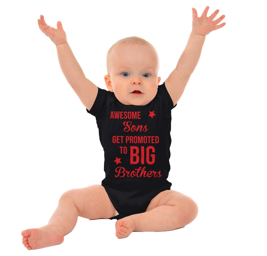 Awesome Sons Promoted Romper Bodysuit-Direct To Garment Print-Brisco Baby