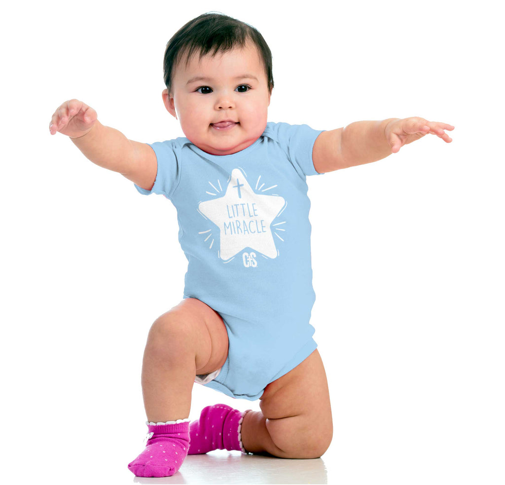 Little Miracle Gerber Onesie-Direct To Garment Print-Brisco Baby
