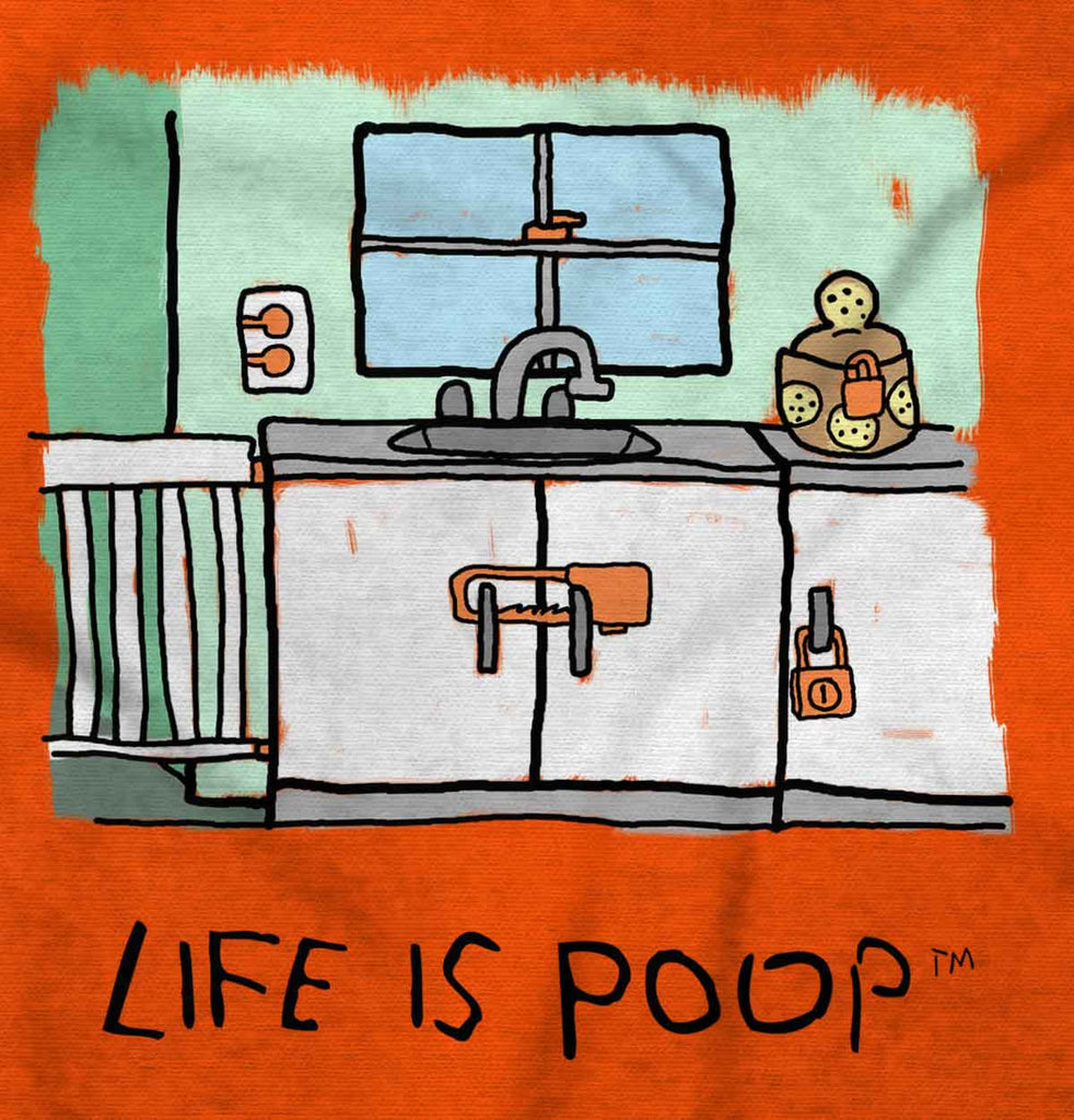 Safety Locks Infant Toddler T Shirt-Direct To Garment Print-Brisco Baby