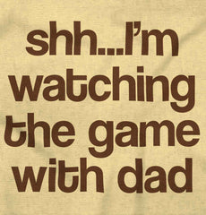 Watching the Game Romper Bodysuit-Direct To Garment Print-Brisco Baby