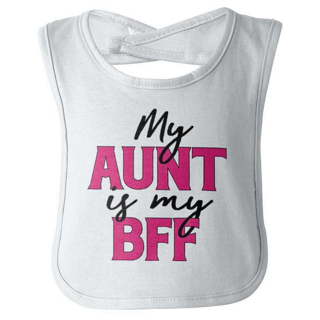 Aunt BFF Infant Baby Bib-Direct To Garment Print-Brisco Baby