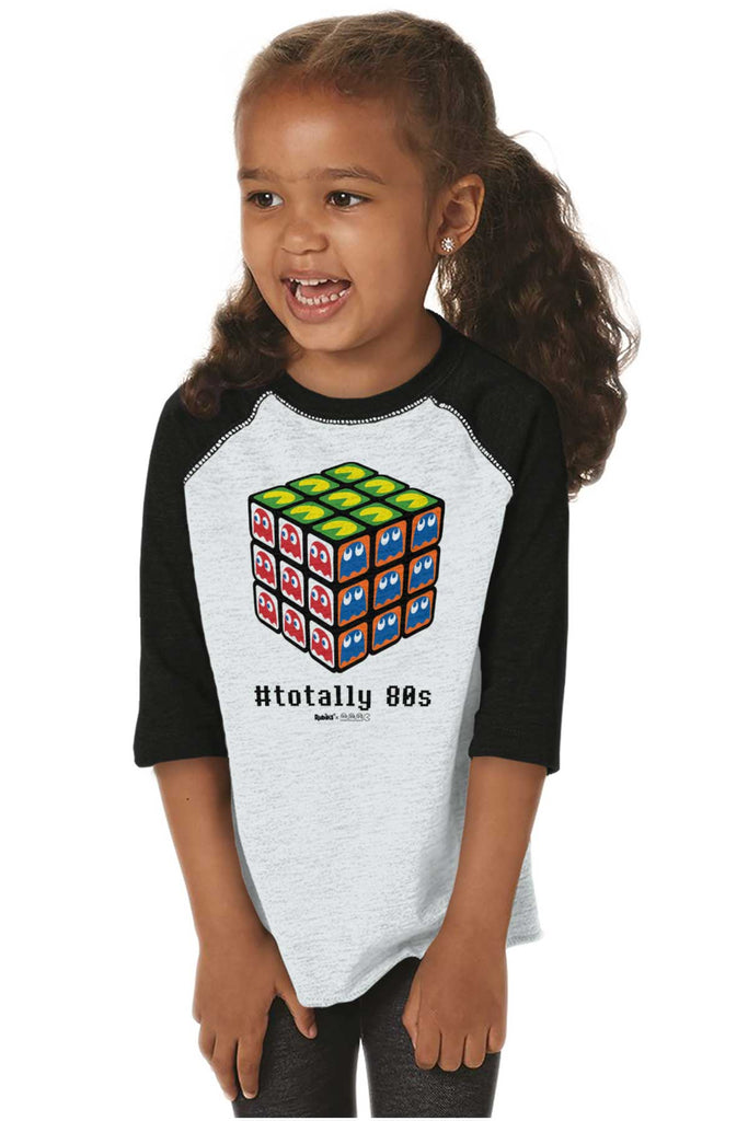 Totally 80s Toddler Baseball-Direct To Garment Print-Brisco Baby