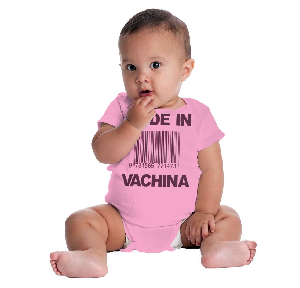 Made In Vachina Romper Bodysuit-Direct To Garment Print-Brisco Baby