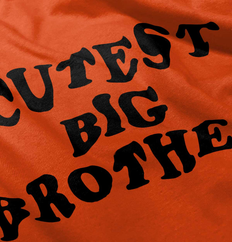 Cutest Big Brother Romper-Direct To Garment Print-Brisco Baby