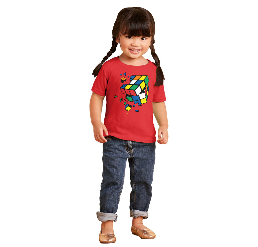 Broken Rubiks Infant Toddler T Shirt-Direct To Garment Print-Brisco Baby