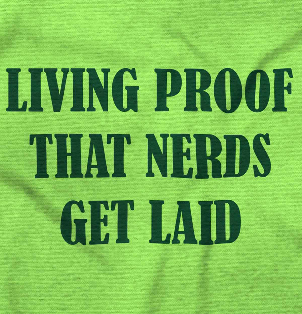 Nerds Get Laid Romper Bodysuit-Direct To Garment Print-Brisco Baby