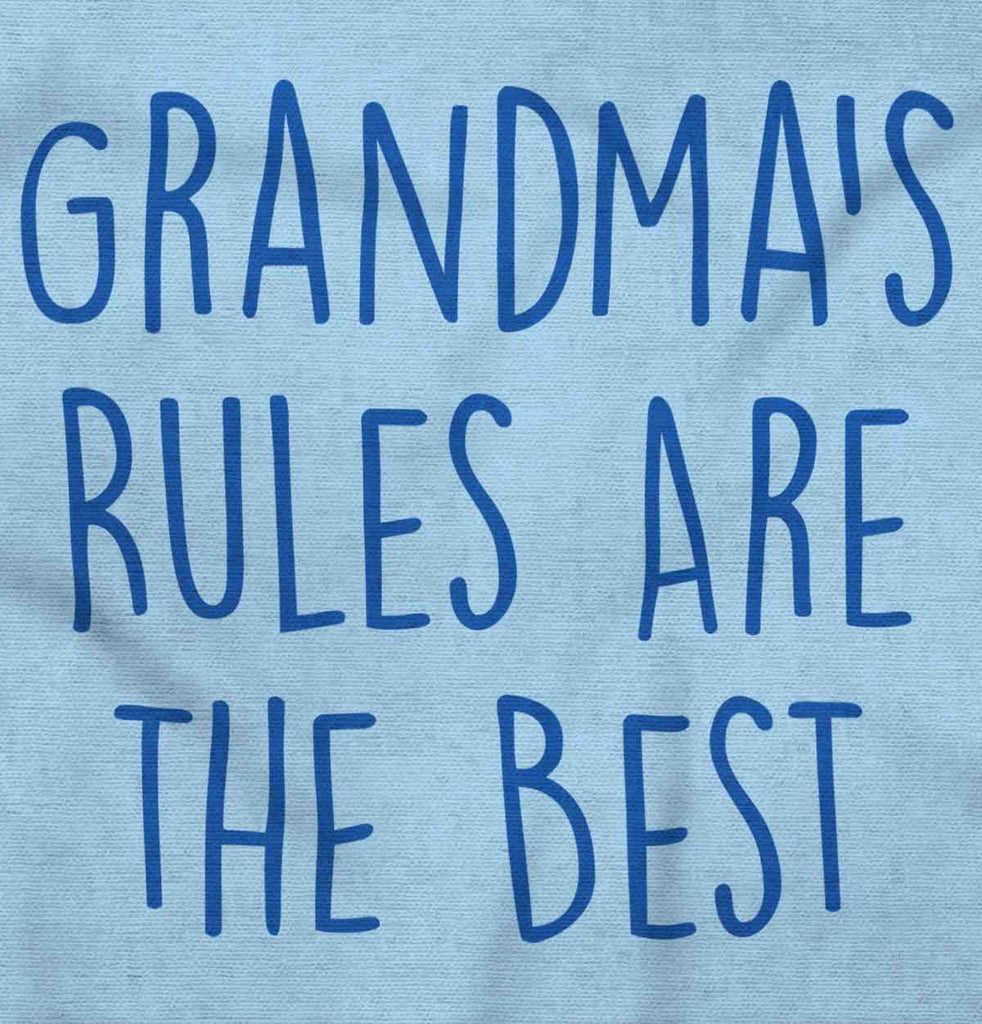 Grandma's Rules Are The Best Romper Bodysuit-Direct To Garment Print-Brisco Baby