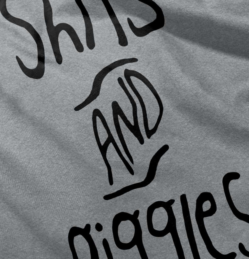 Shits and Giggles Romper Bodysuit-Direct To Garment Print-Brisco Baby