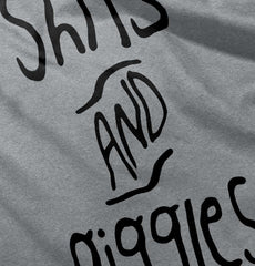 Shits and Giggles Romper Bodysuit-Direct To Garment Print-Brisco Baby