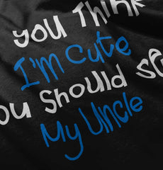 See My Uncle Toddler Baseball-Direct To Garment Print-Brisco Baby