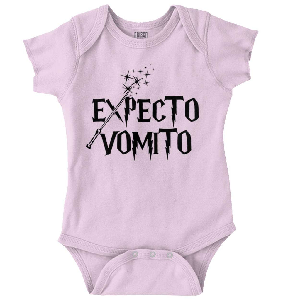 Expecto Vomito Romper Bodysuit-Direct To Garment Print-Brisco Baby