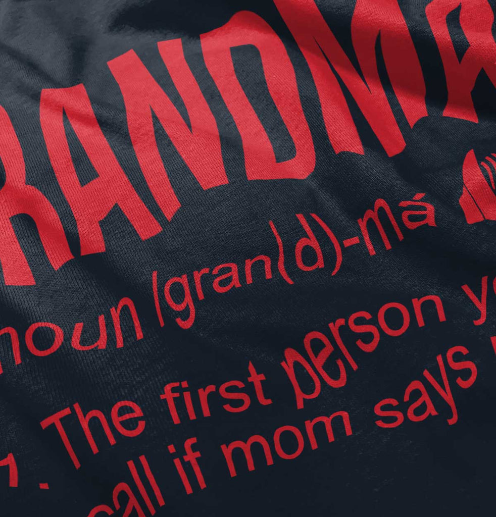 Grandma Baby Ruffled Trim Romper-Direct To Garment Print-Brisco Baby