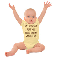 Ain't No Woman Romper Bodysuit-Direct To Garment Print-Brisco Baby