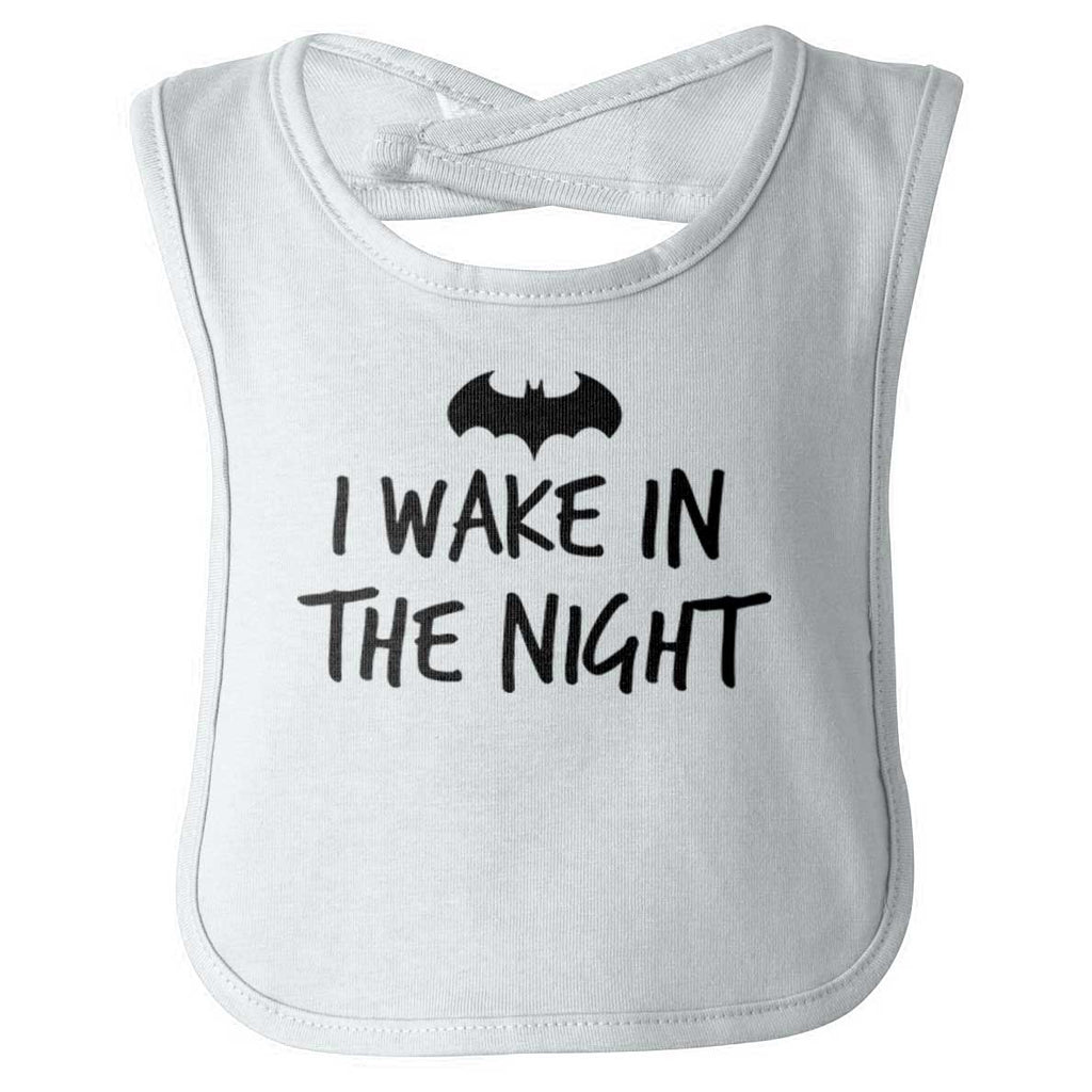 Wake In Night Infant Baby Bib-Direct To Garment Print-Brisco Baby